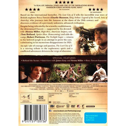 The Lost City of Z DVD