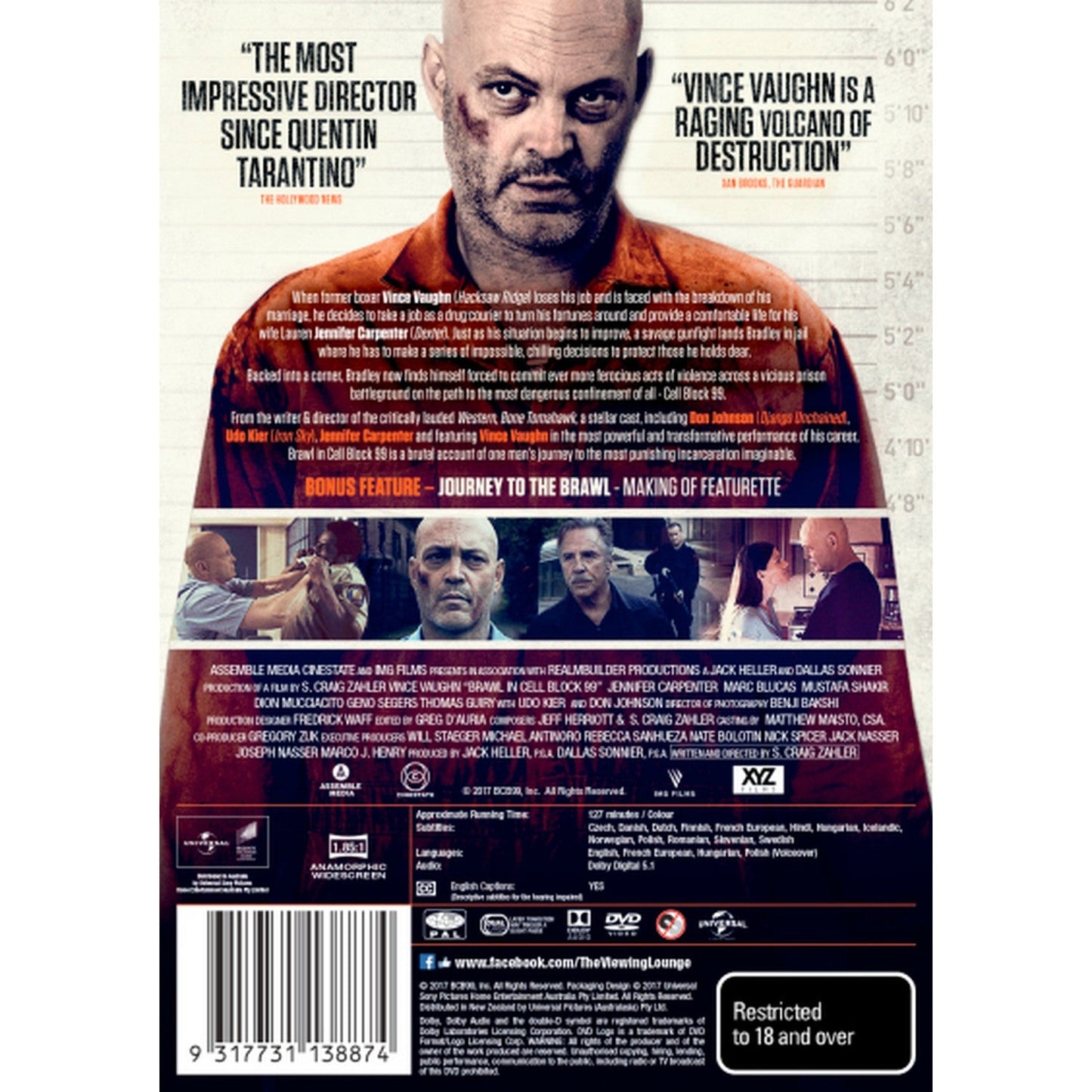 Brawl in Cell Block 99 DVD