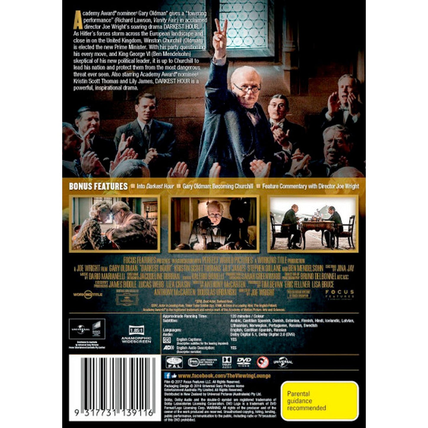 Darkest Hour DVD