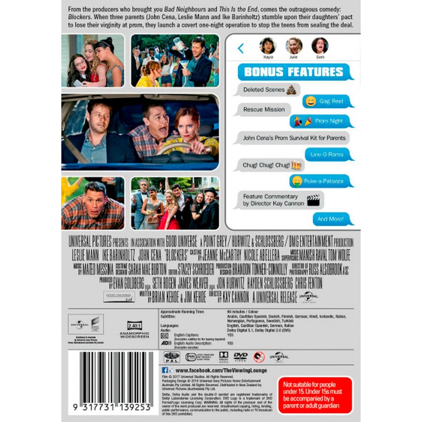 Blockers DVD