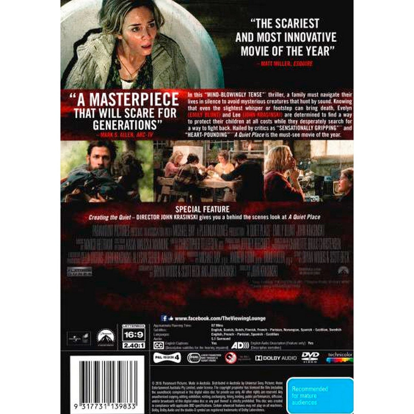 A Quiet Place DVD