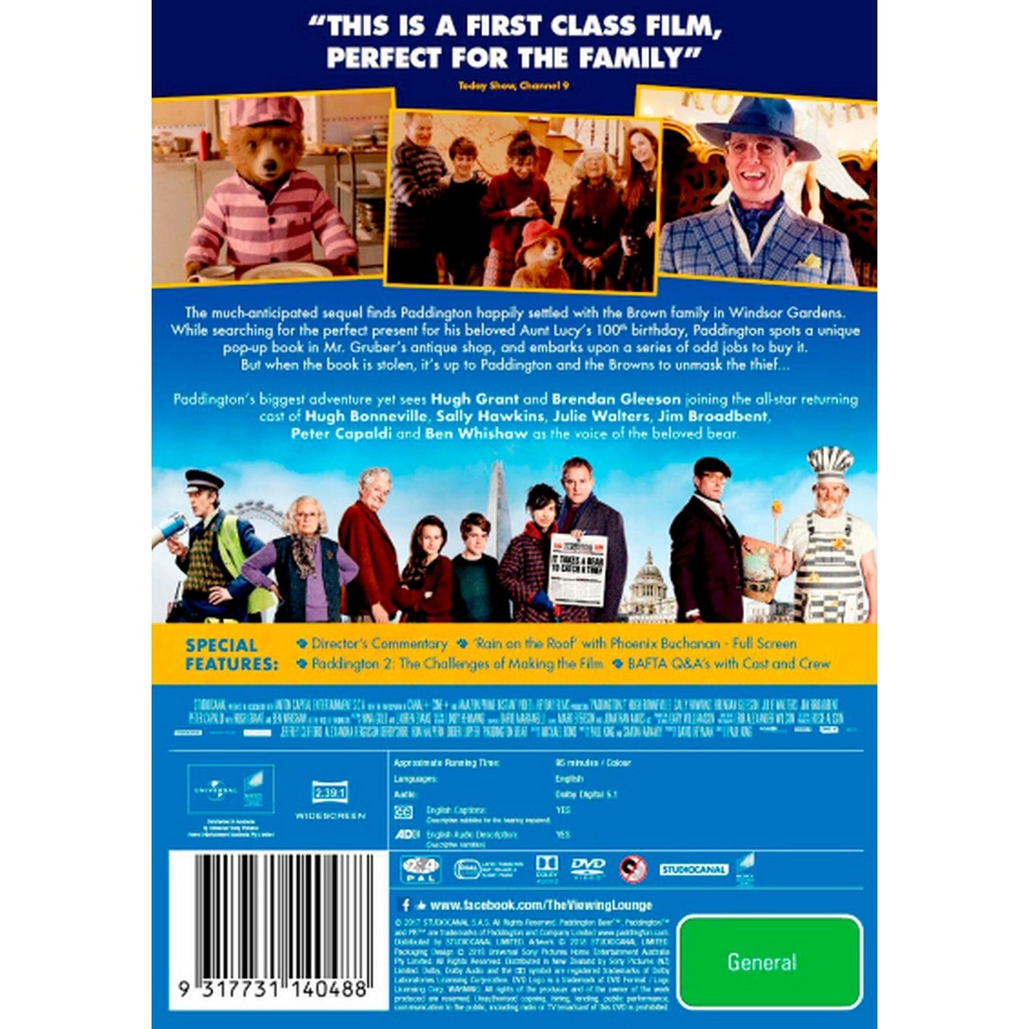 Paddington 2 DVD