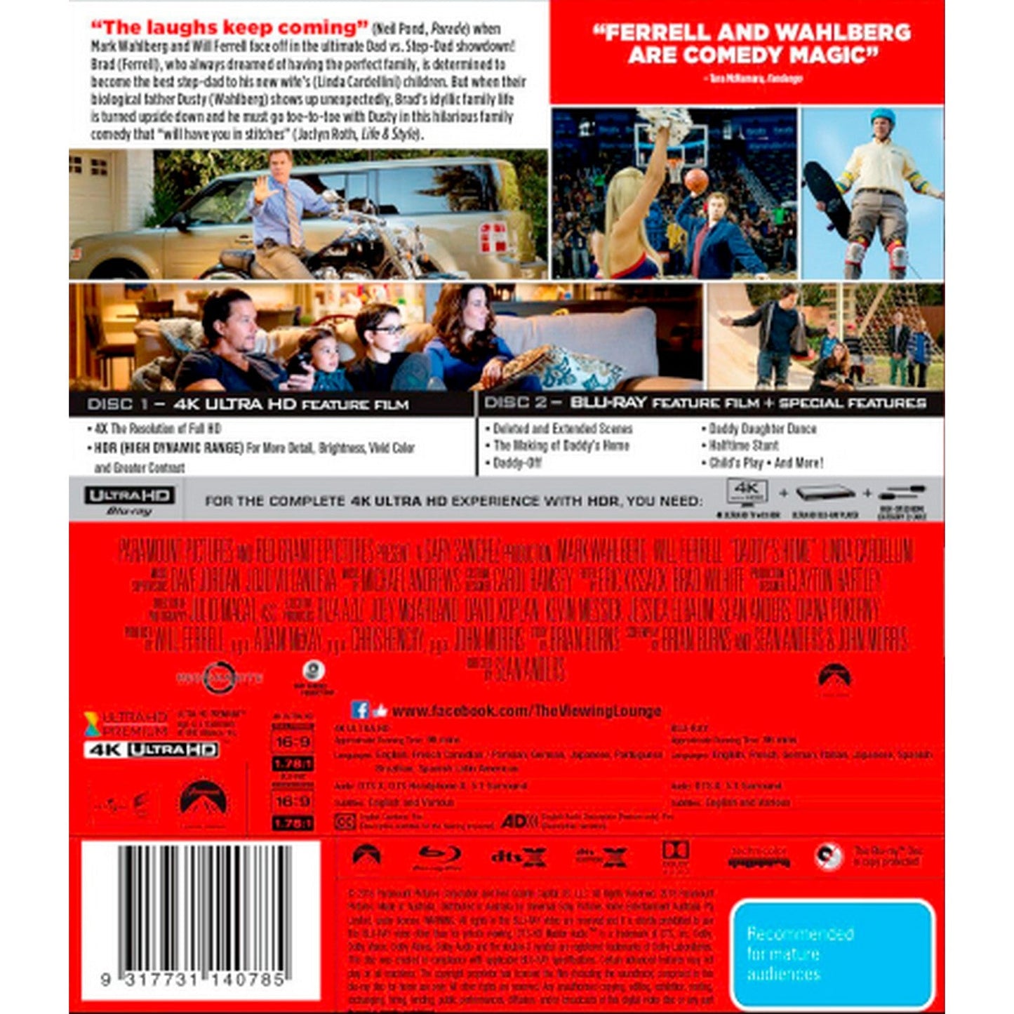 Daddy's Home 4K UltraHD + Blu-Ray