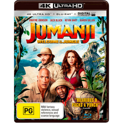 Jumanji: Welcome to the Jungle 4K UltraHD + Blu-Ray