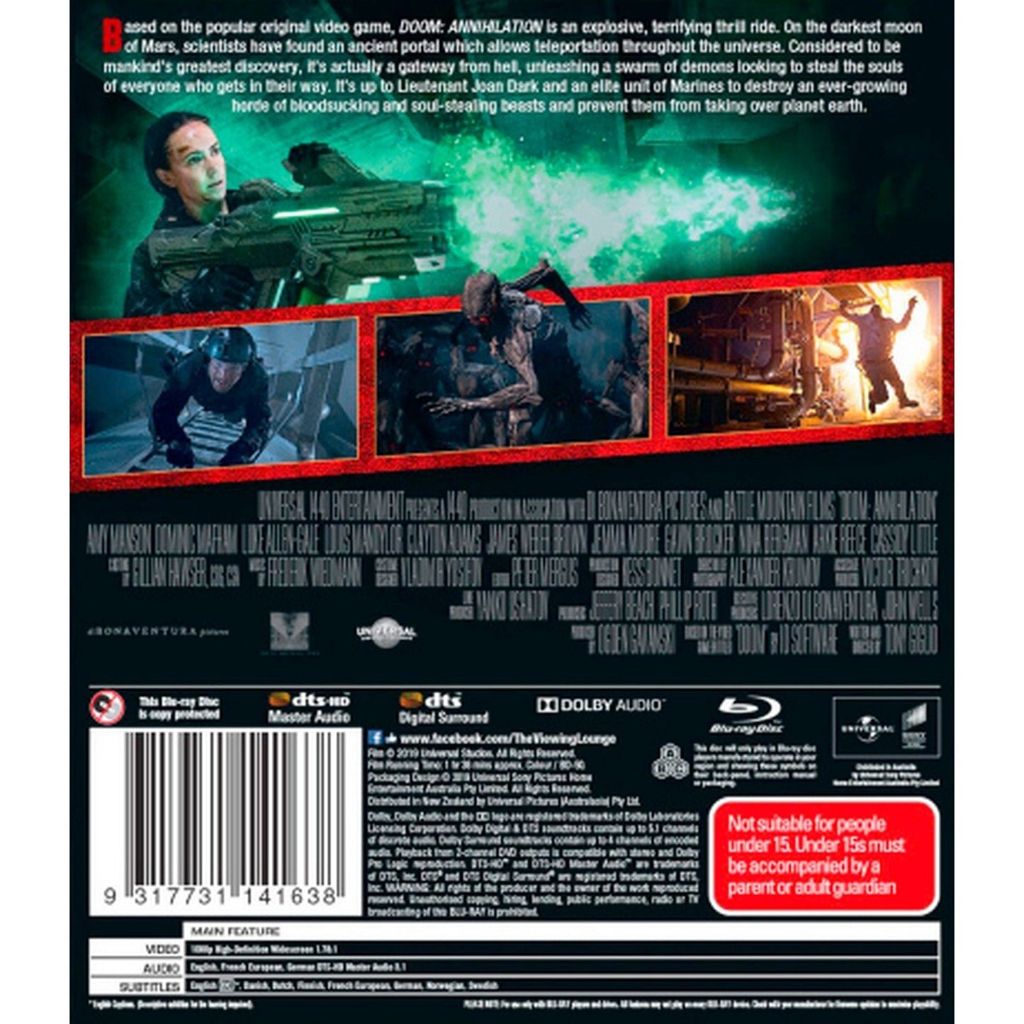 Doom: Annihilation Blu-Ray