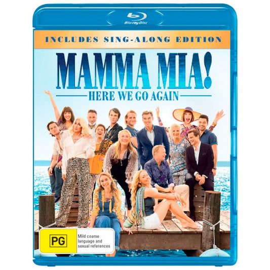 Mamma Mia!: Here We Go Again (Includes Sing-Along Edition) Blu-Ray