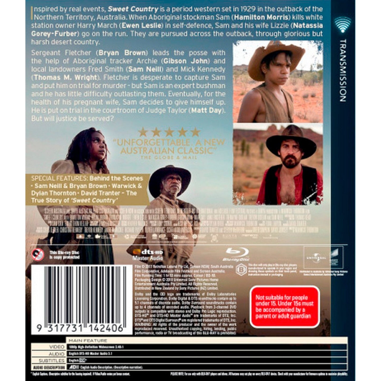 Sweet Country Blu-Ray