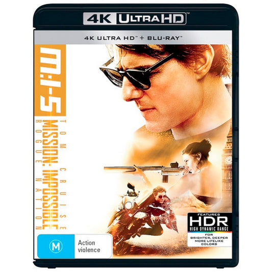 M:I-5 (Mission: Impossible - Rogue Nation) 4K UltraHD + Blu-Ray