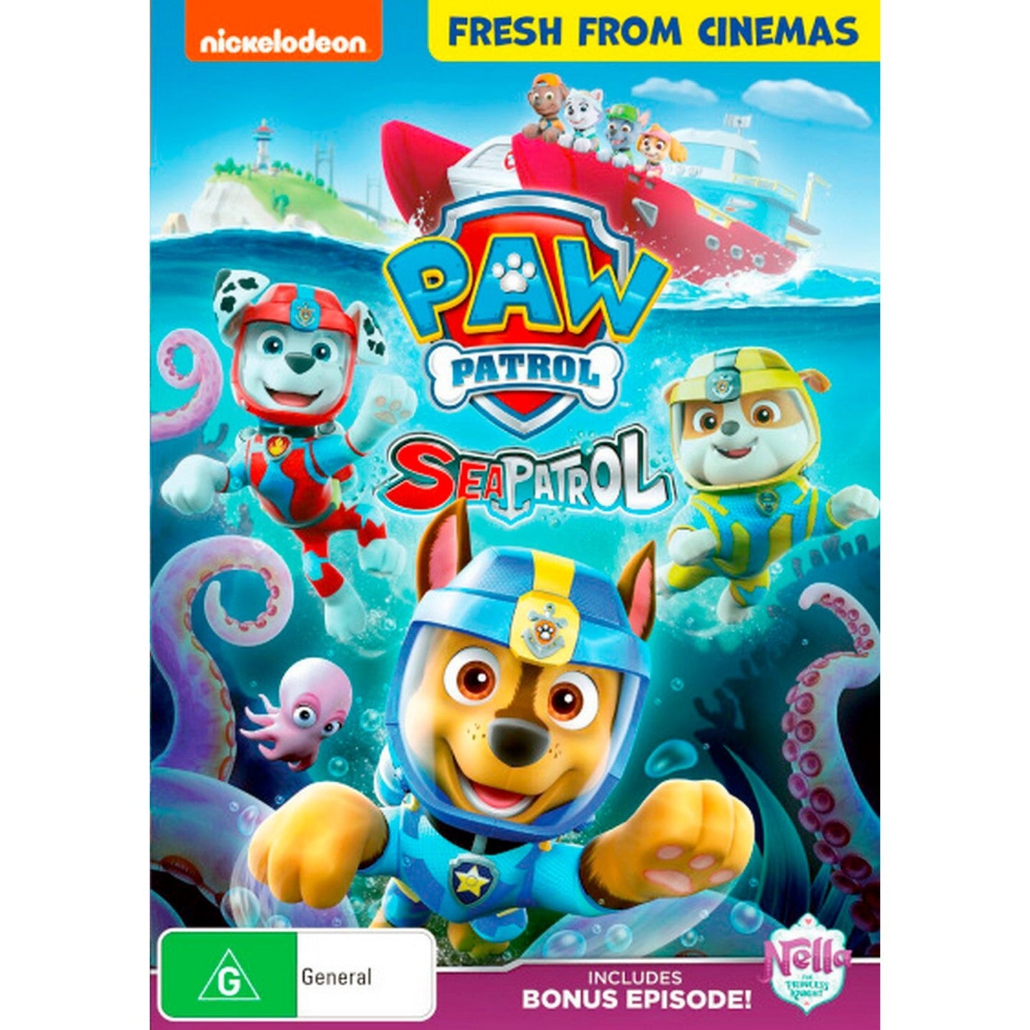 PAW Patrol: Sea Patrol (Includes Bonus Episode! Nella the Princess Knight) DVD