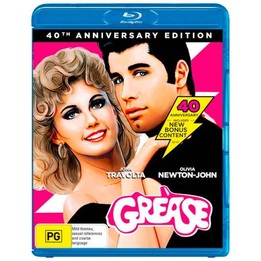 Grease (40th Anniversary Edition) Blu-Ray