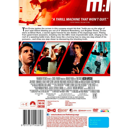 M:I (Mission: Impossible) DVD