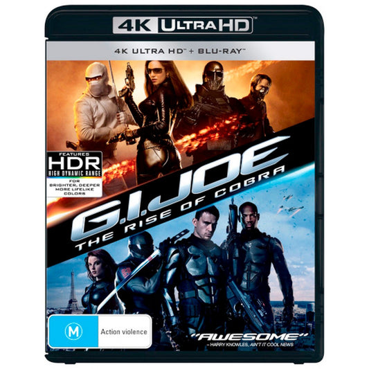 G.I. Joe: The Rise of Cobra 4K UltraHD + Blu-Ray