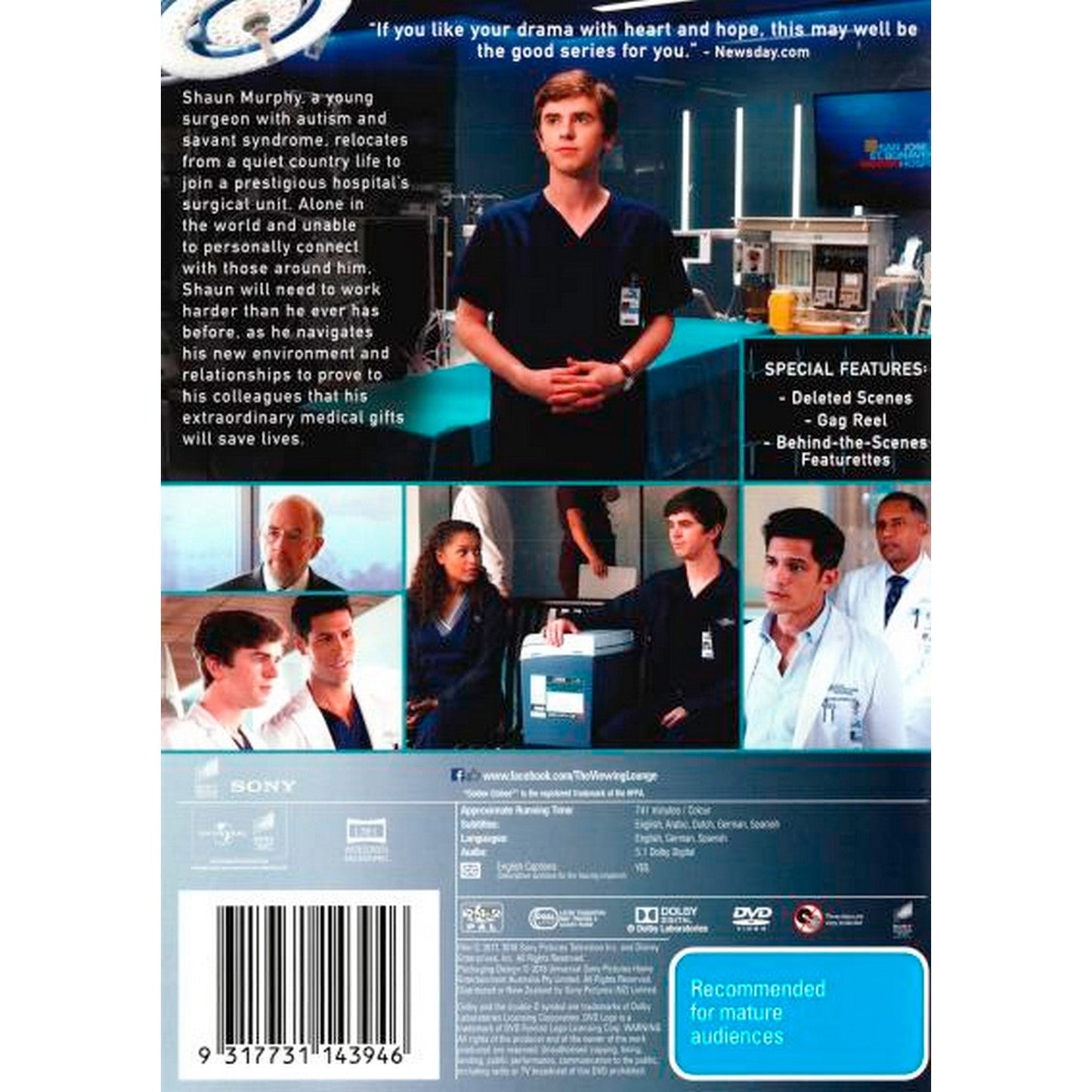 The Good Doctor (2017): Season 1 DVD