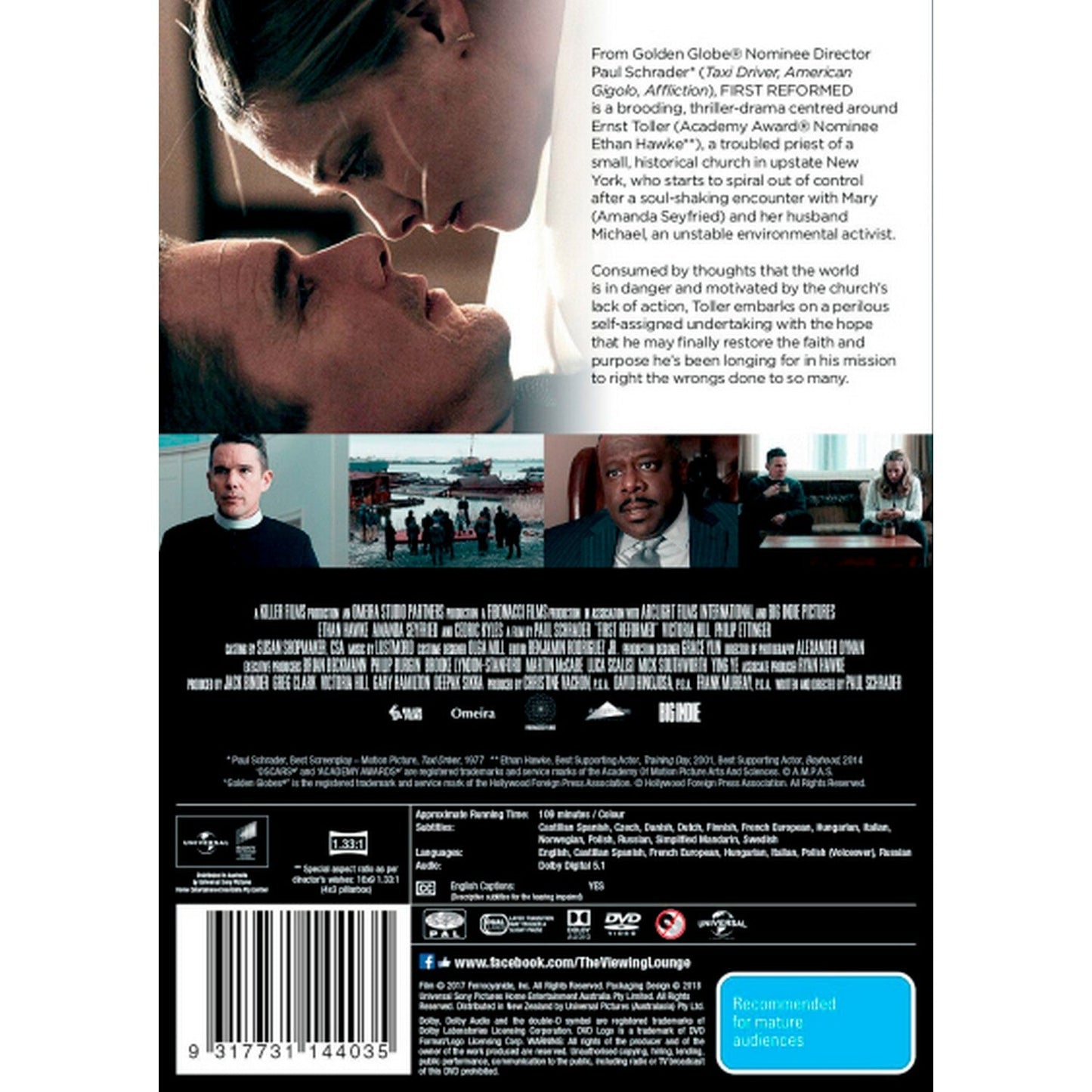 First Reformed DVD