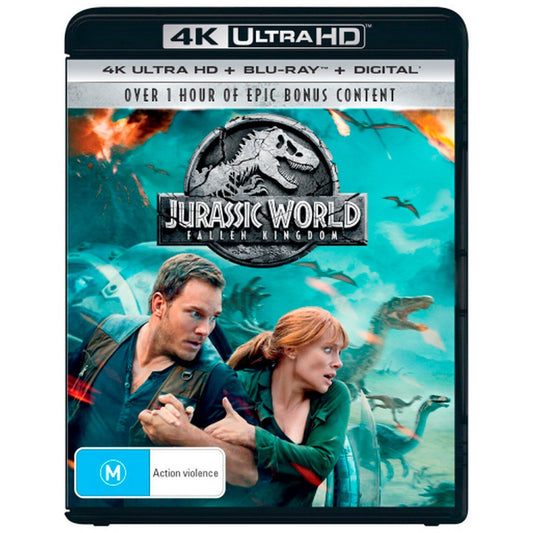 Jurassic World: Fallen Kingdom 4K UltraHD + Blu-Ray