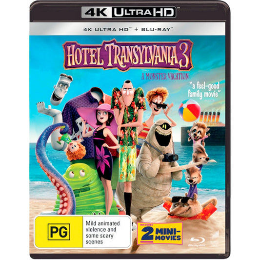 Hotel Transylvania 3: A Monster Vacation 4K UltraHD + Blu-Ray