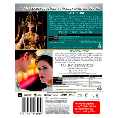 The Crown: Season 1 & Season 2 Blu-Ray