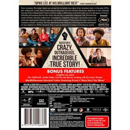 BlacKkKlansman DVD