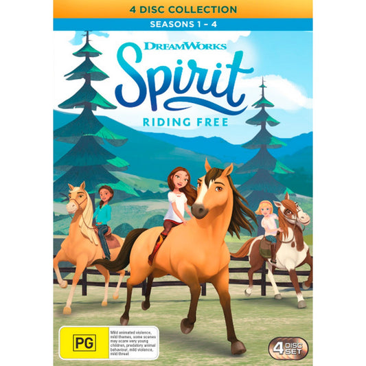 Spirit: Riding Free - Seasons 1 - 4 (4 Disc Collection) DVD Box Set