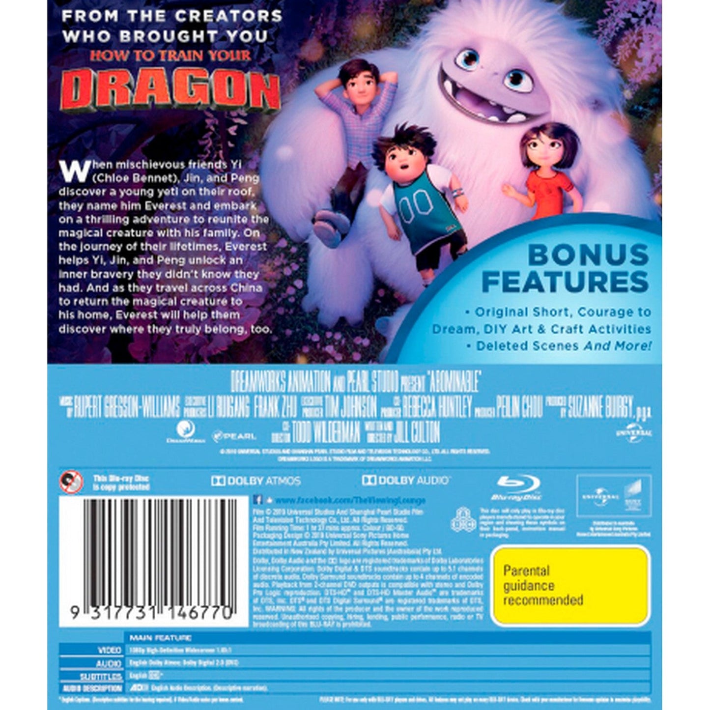 Abominable (2019) Blu-Ray