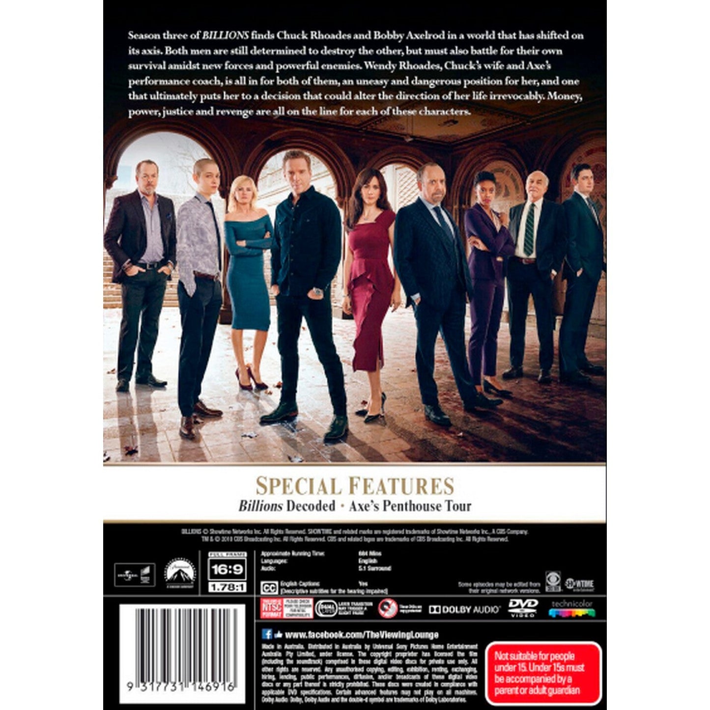 Billions: Season 3 DVD