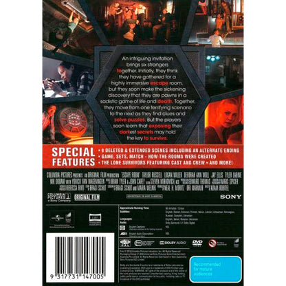 Escape Room (2019) DVD