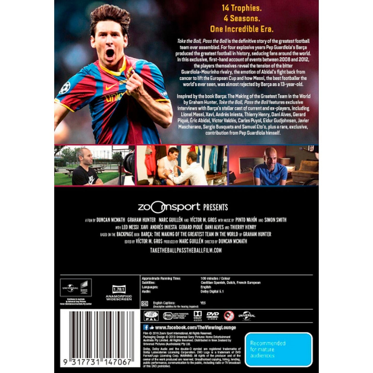 Take the Ball Pass the Ball DVD