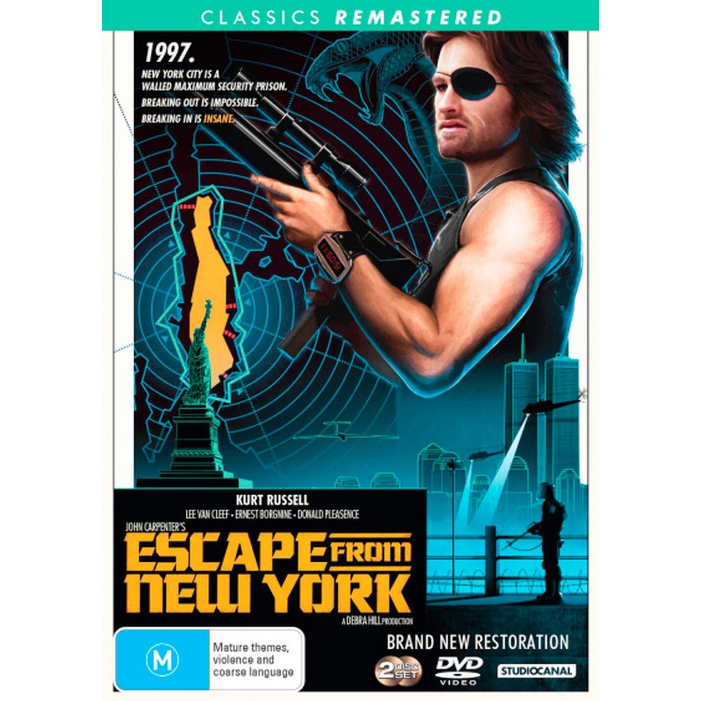 Escape From New York (1981) (John Carpenter's) (Classics Remastered) DVD