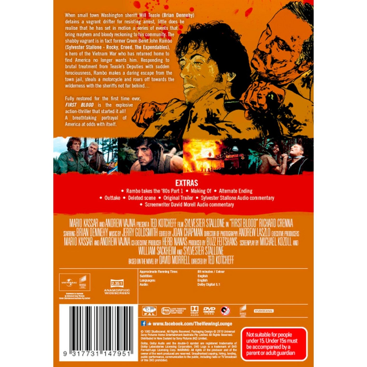 Rambo: First Blood (Classics Remastered) DVD