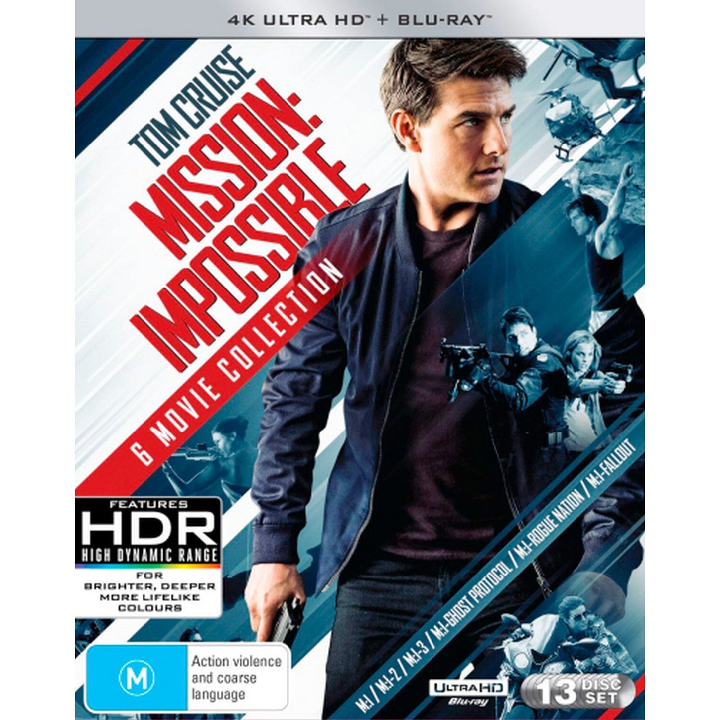 6 Movie Franchise Pack (Mission: Impossible / Mission: Impossible 2 / Mission: Impossible 3 / Mission: Impossible Ghost Protocol / Mission: Impossible Blu-Ray Box Set