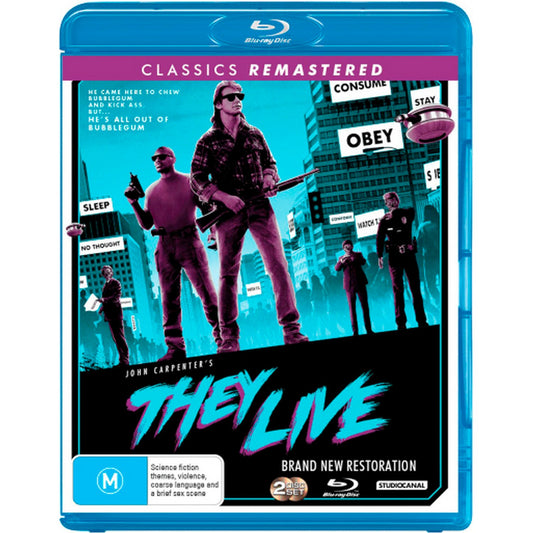 They Live (John Carpenter's) (Classics Remastered) Blu-Ray