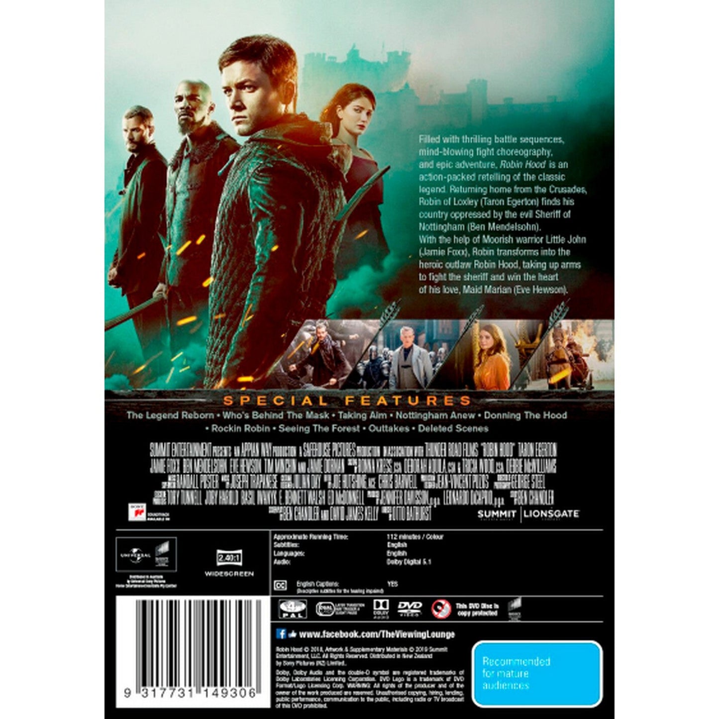 Robin Hood (2018) DVD