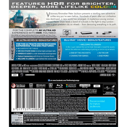 Mortal Engines 4K UltraHD + Blu-Ray