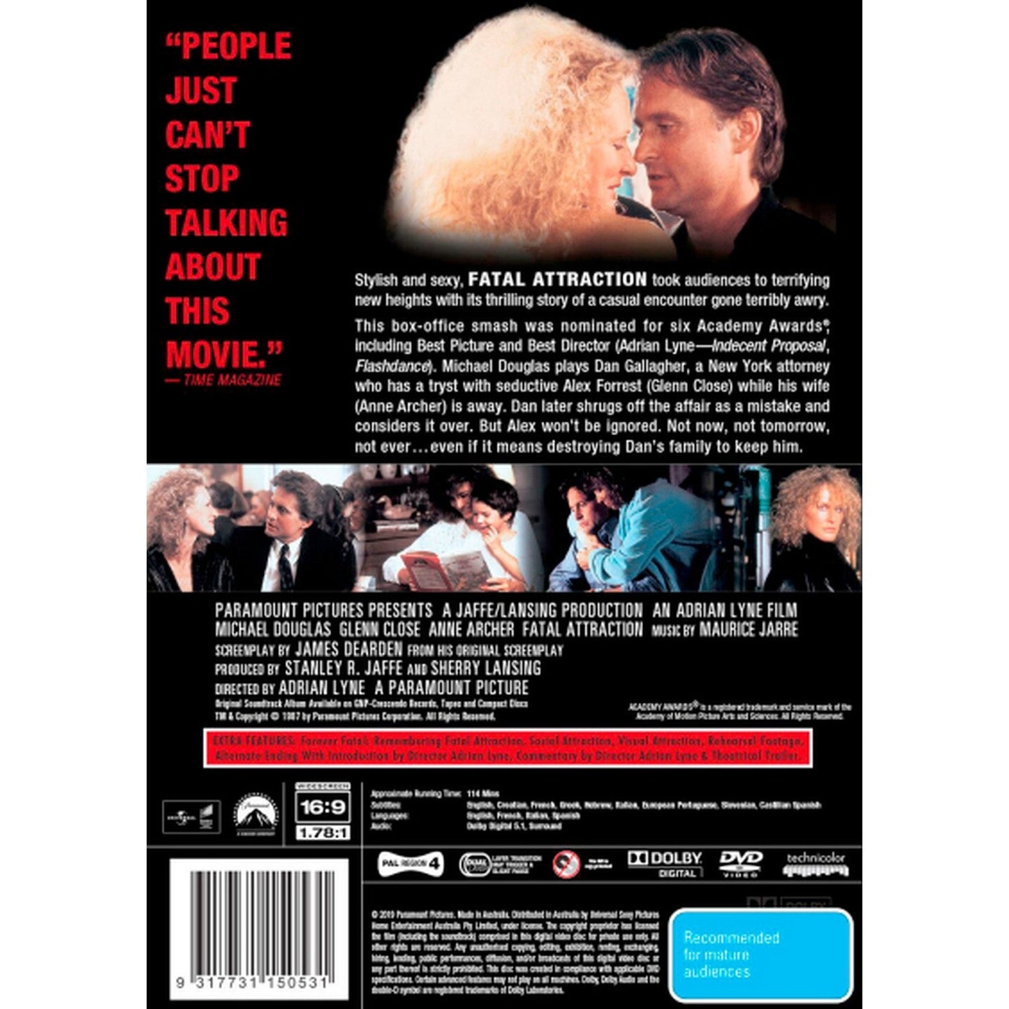 Fatal Attraction (Special Collector's Edition) DVD