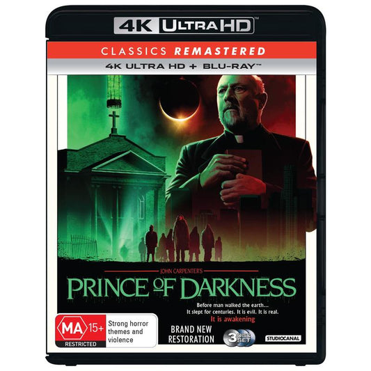 Prince of Darkness 4K UltraHD Blu-Ray **Dented Inlay Card**