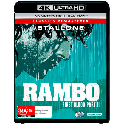 Rambo: First Blood Part II (Classics Remastered) 4K UltraHD + Blu-Ray