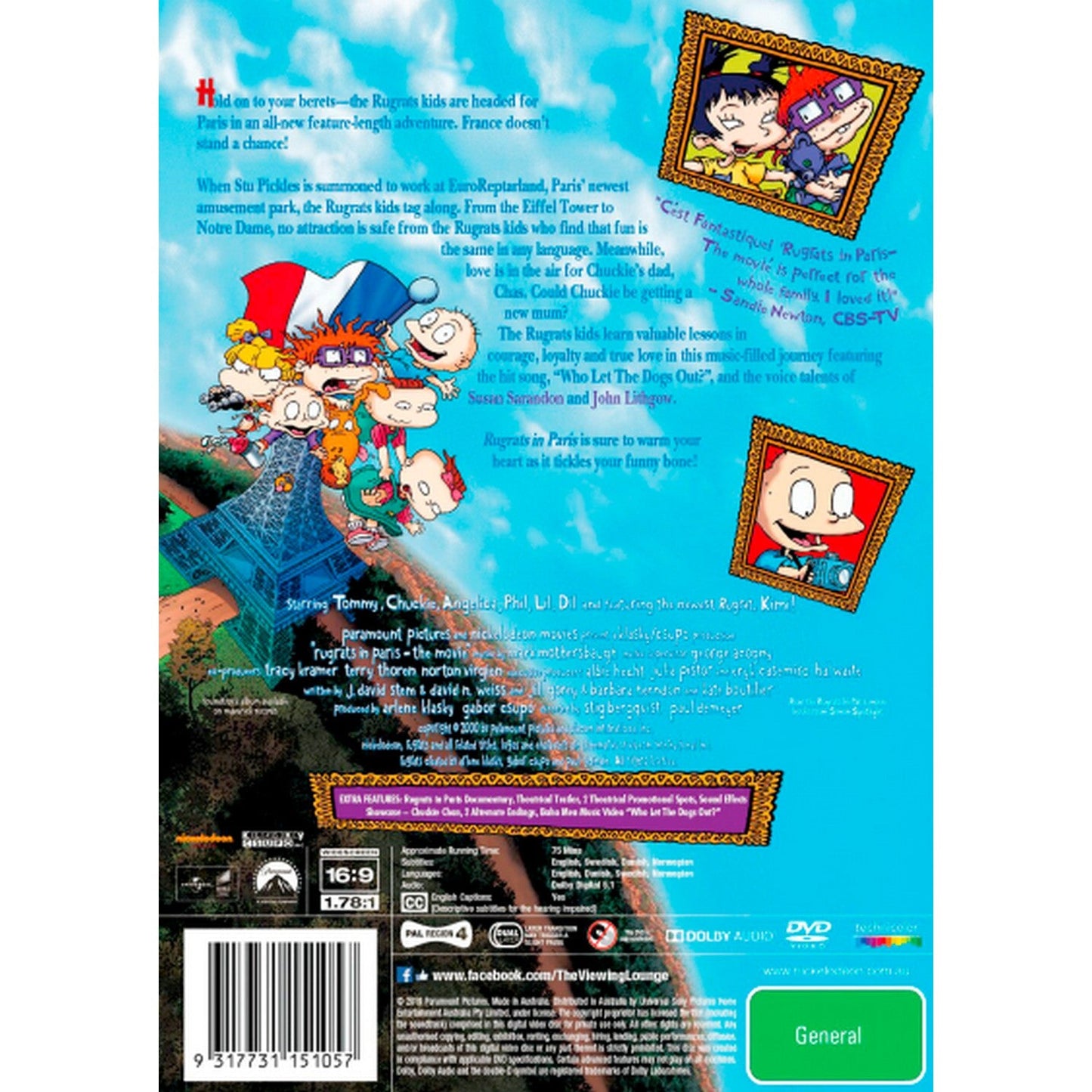 Rugrats in Paris: The Movie DVD