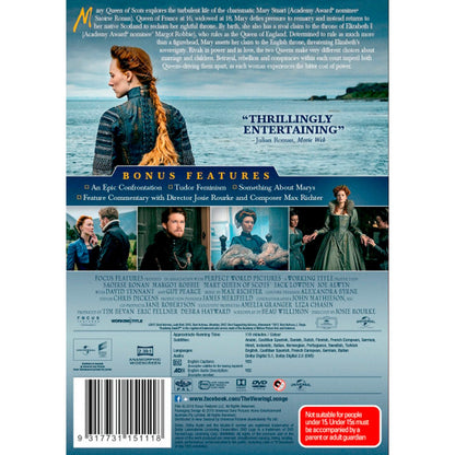 Mary Queen of Scots (2018) DVD