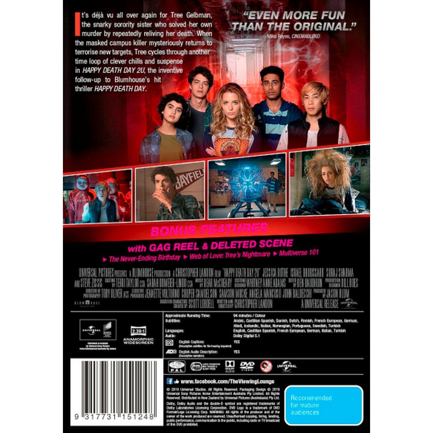 Happy Death Day 2U DVD