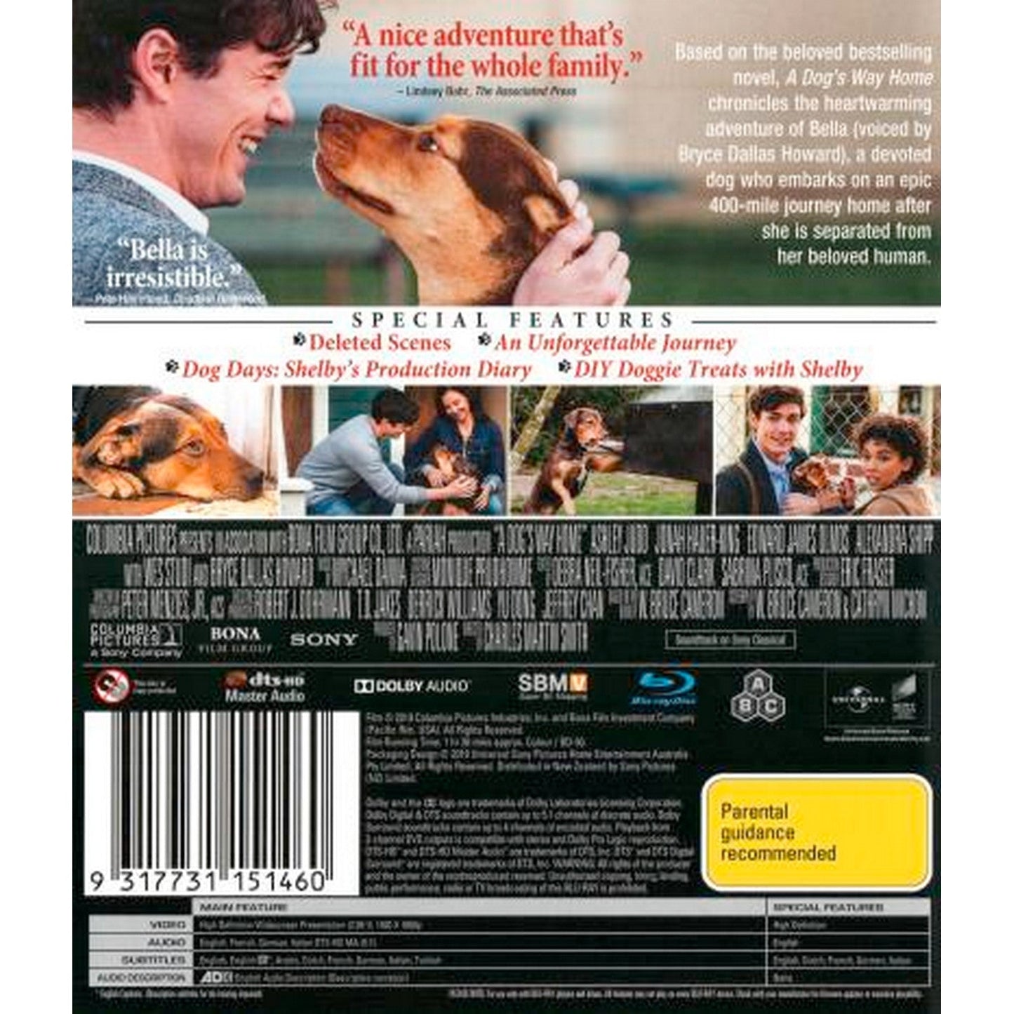 A Dog's Way Home Blu-Ray