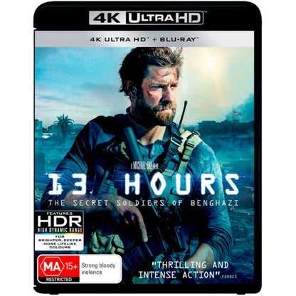 13 Hours: The Secret Soldiers of Benghazi 4K UltraHD + Blu-Ray