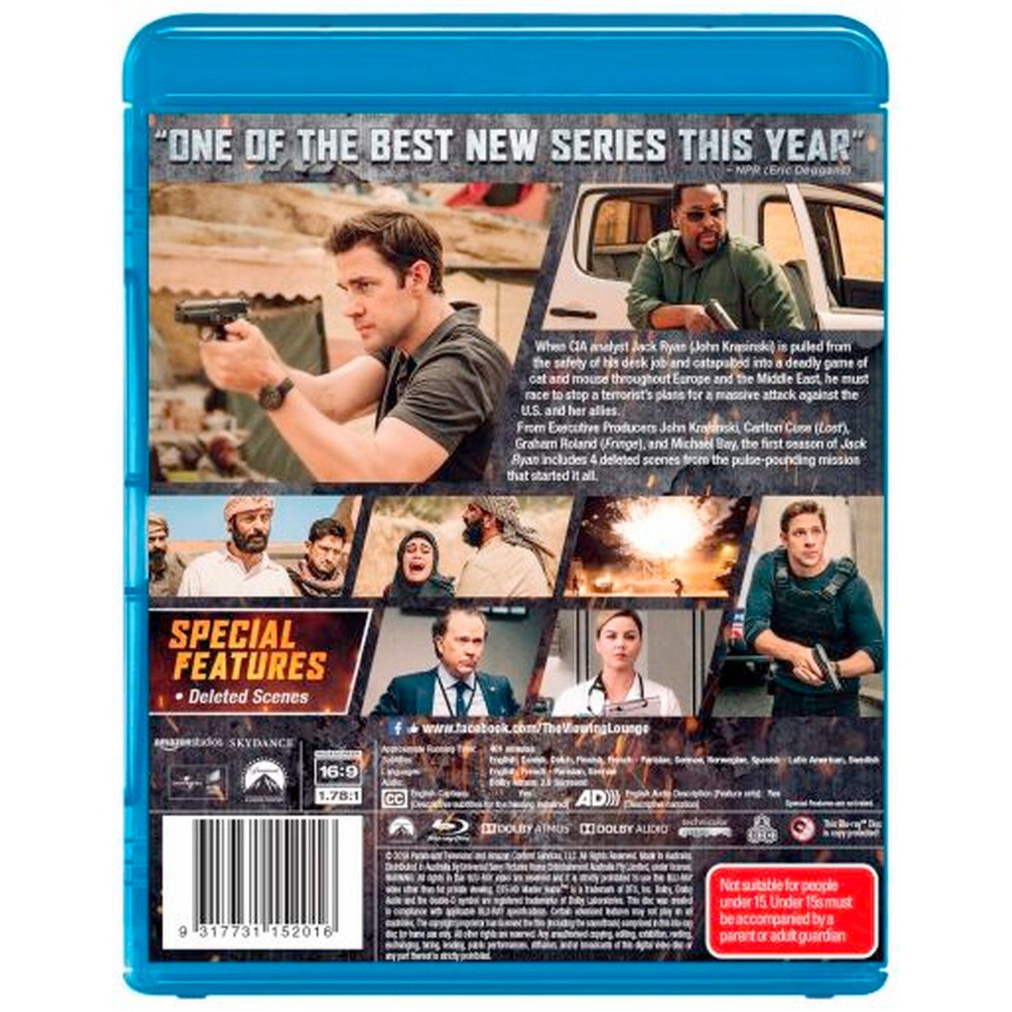 Jack Ryan (Tom Clancy's): Season 1 Blu-Ray