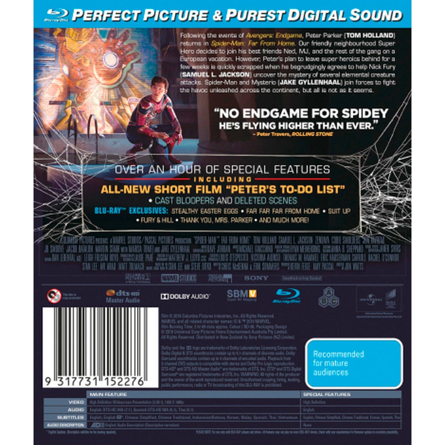 Spider-Man: Far From Home Blu-Ray