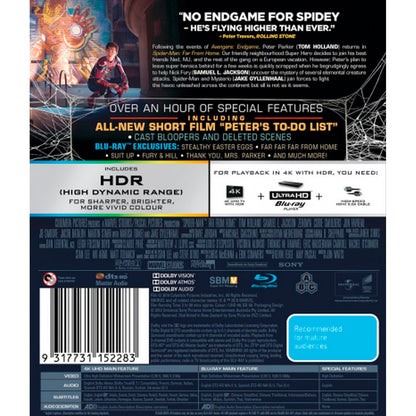 Spider-Man: Far From Home 4K UltraHD + Blu-Ray