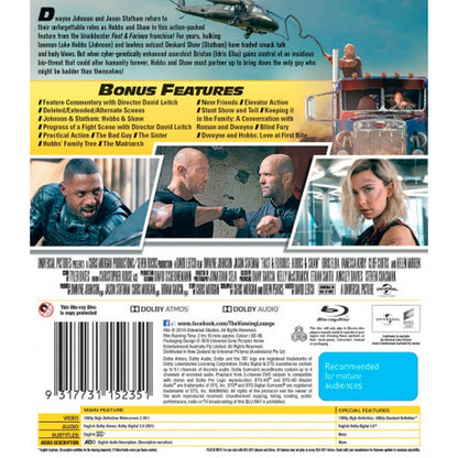 Fast & Furious: Hobbs & Shaw Blu-Ray