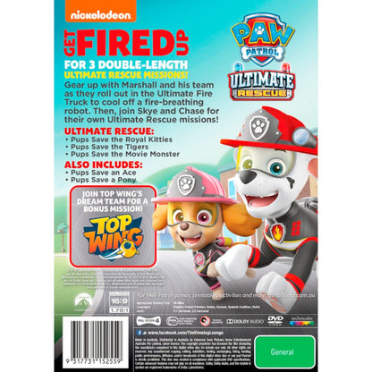 PAW Patrol: Ultimate Rescue DVD