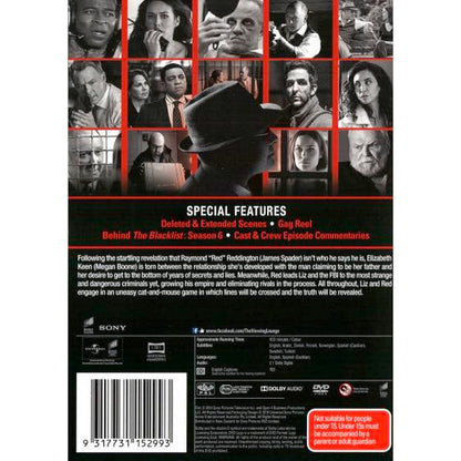 The Blacklist: Season 6 DVD