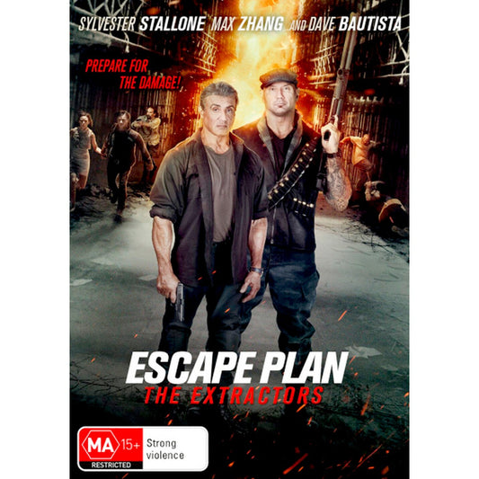 Escape Plan: The Extractors DVD