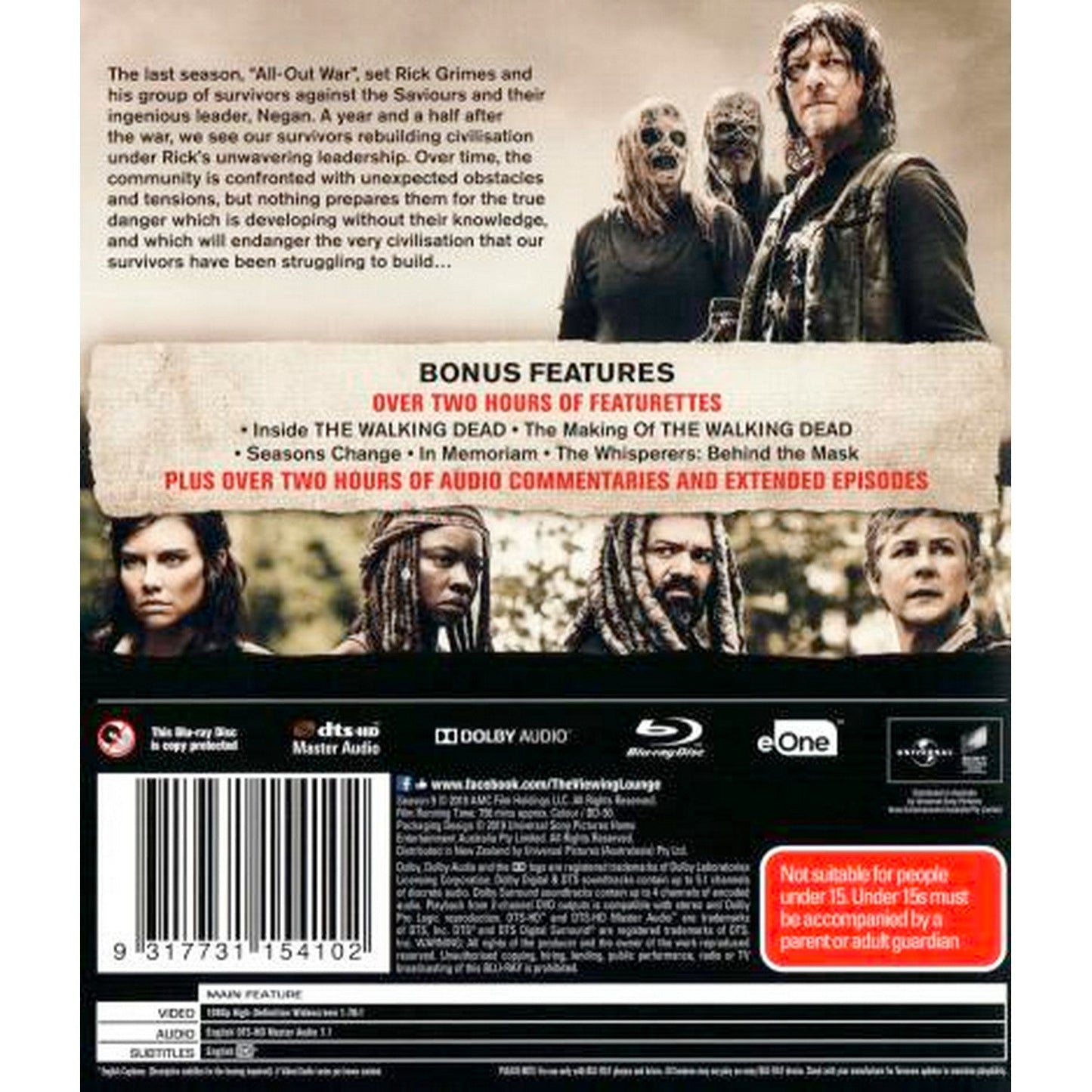 The Walking Dead: Season 9 Blu-Ray