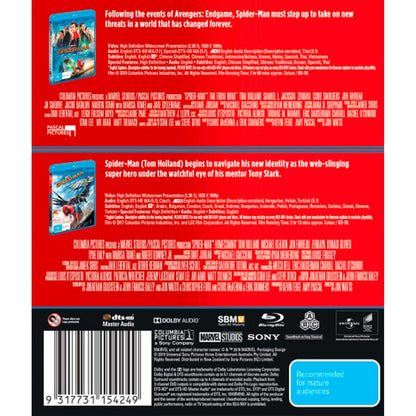 Spider-Man: Far From Home / Spider-Man: Homecoming (2 Movie Collection) Blu-Ray